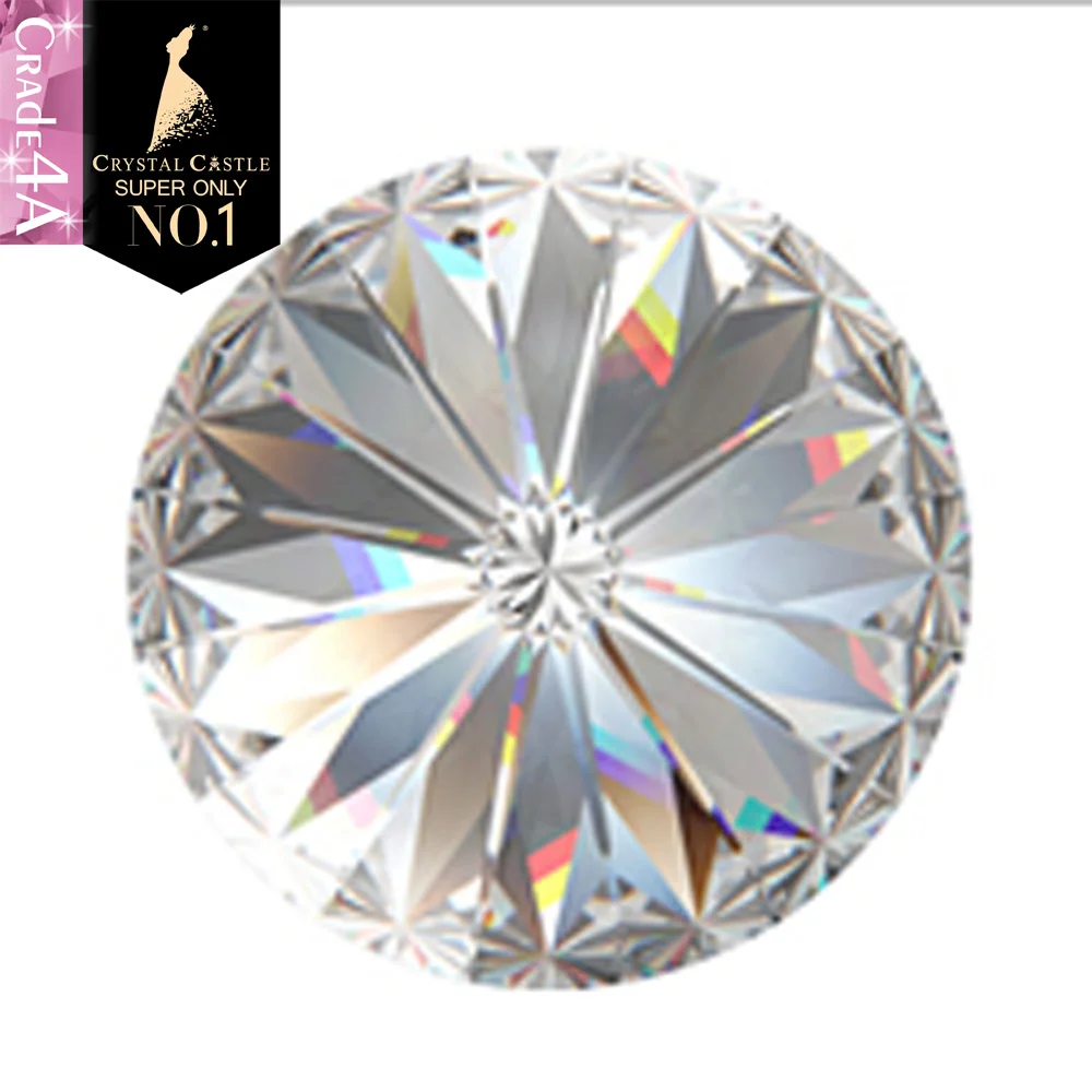 Хрустальный замок 1122 круглые Rivoli стеклянный модный камень Strass 10 мм 12 14 16 18 класса