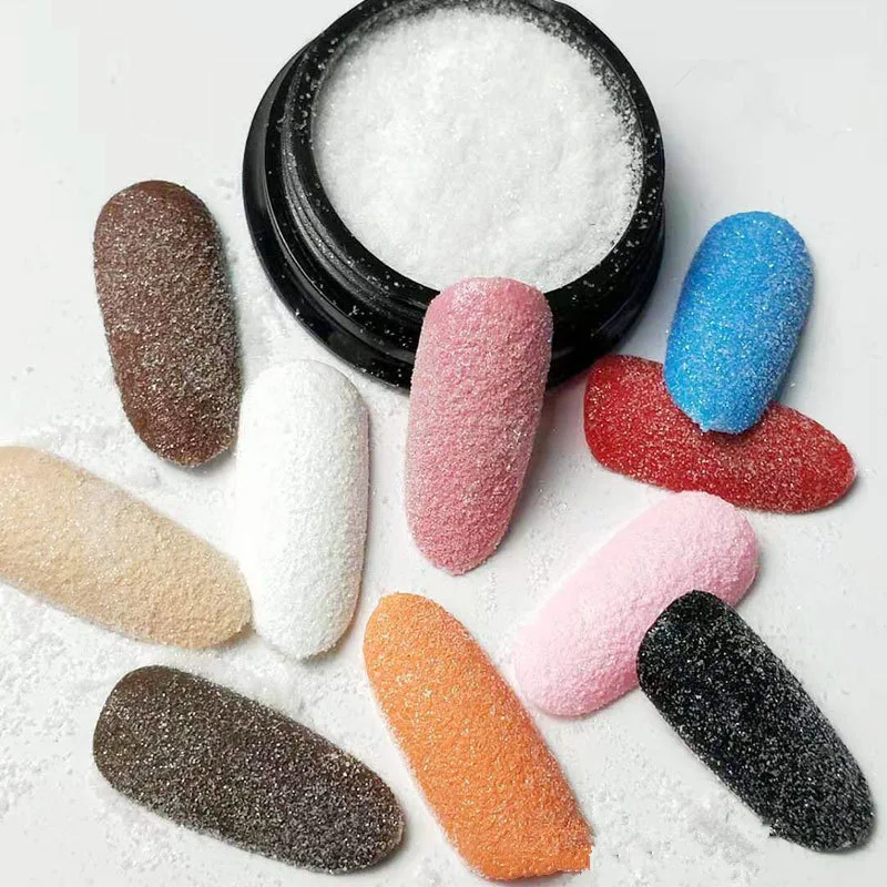 3 шт./лот дизайн ногтей блестки Звездный сахар снег порошок блестящие конфеты