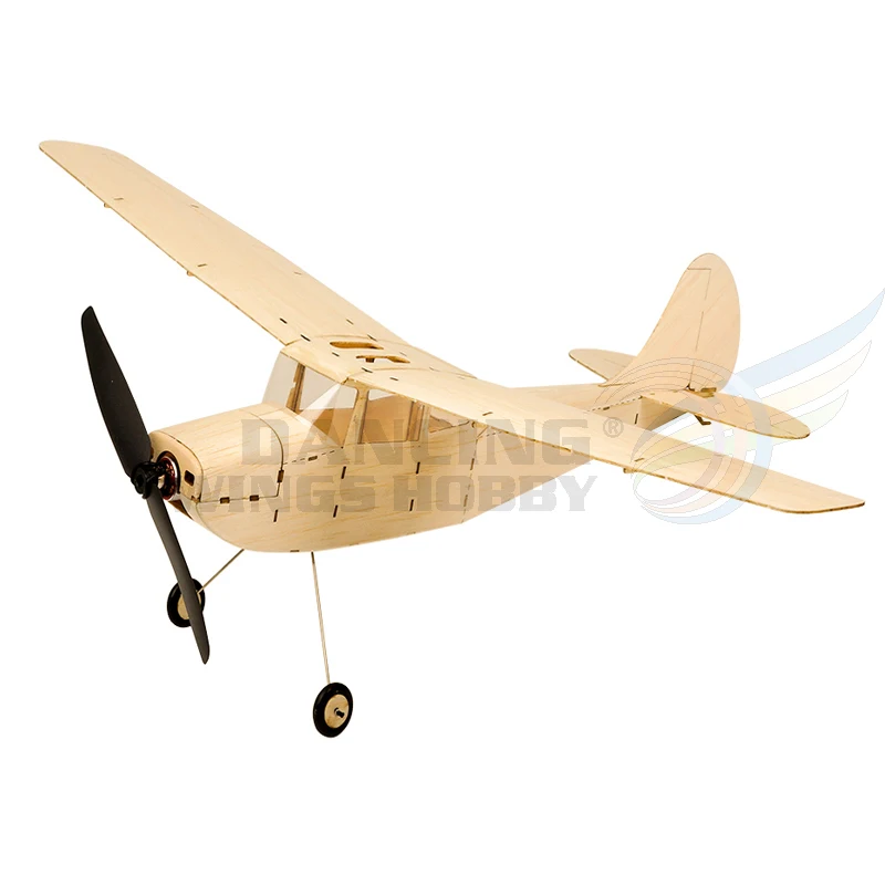 Мини летательный аппарат Cessna L 19 3CH с электроприводом RC 320 мм из дерева Balsa
