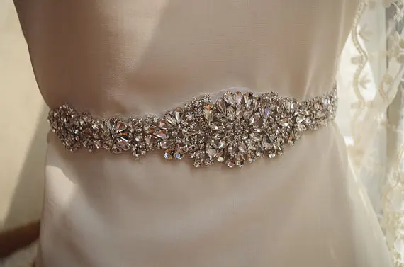 

2021 Bridal Sash Applique Wedding Belt Applique Exquisite Quality