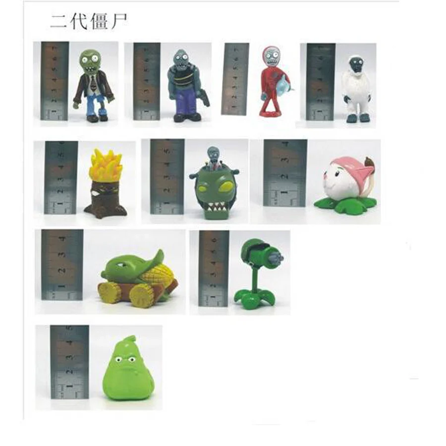 7 8 см 10 шт. Растения против Зомби фигурку модель мини brinquedos игрушки playhouse jouet enfant