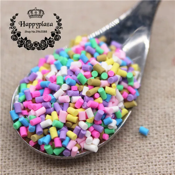 granule 30g 30 г смешанные цвета Полимерная глина сердце/звезда/цветок/лук/снежинка/круглый/кости ломтик/гранулированный для телефона чехол/хлеб крошки DIY - Цвет: granule 30g