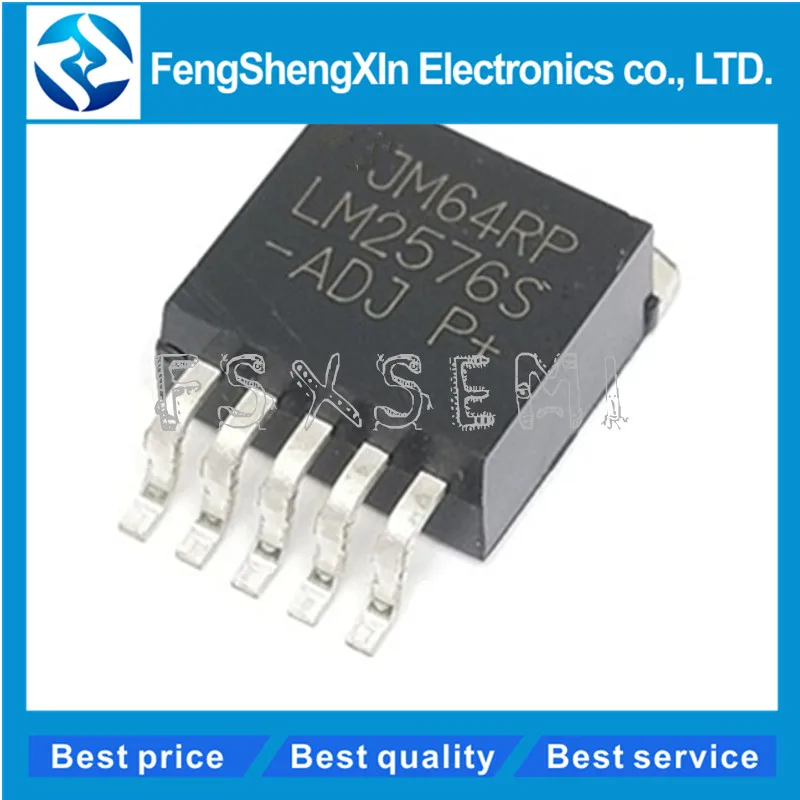 

10pcs/lot LM2576S-ADJ LM2576-ADJ TO-263-5 Adjustable voltage regulator chip