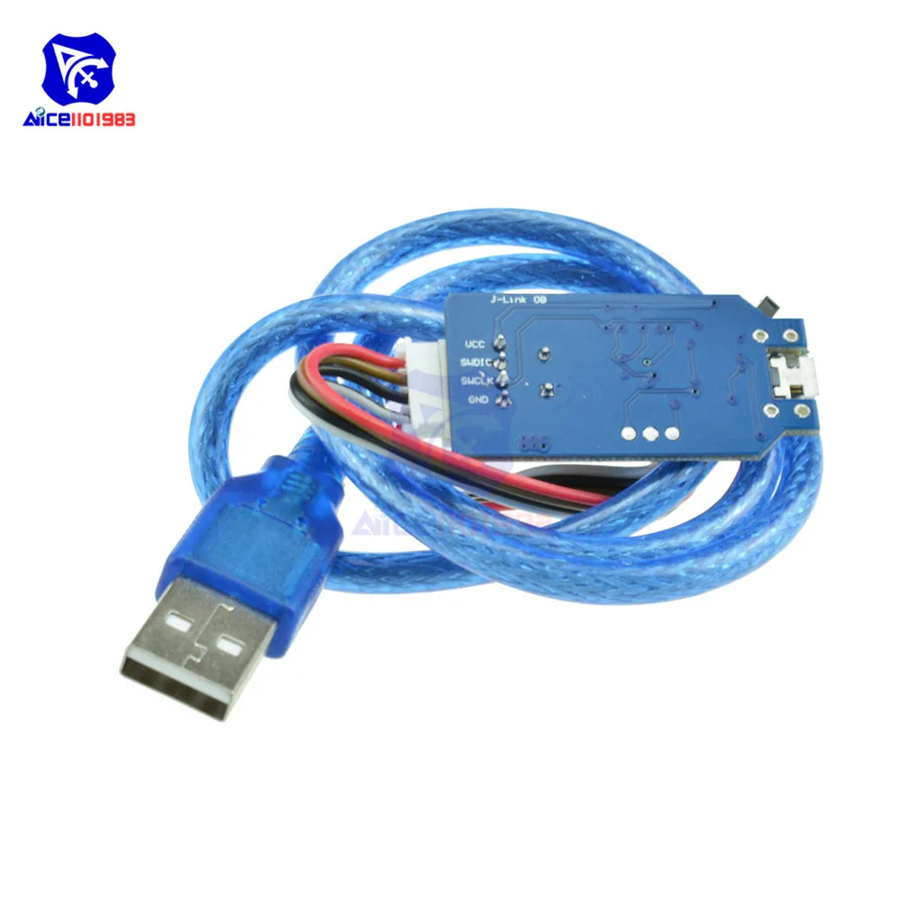 OB ARM эмулятор отладчик программист Загрузчик заменить V8 SWD M74 для Arduino J-Link с микро USB кабель 4-контактный перемычка