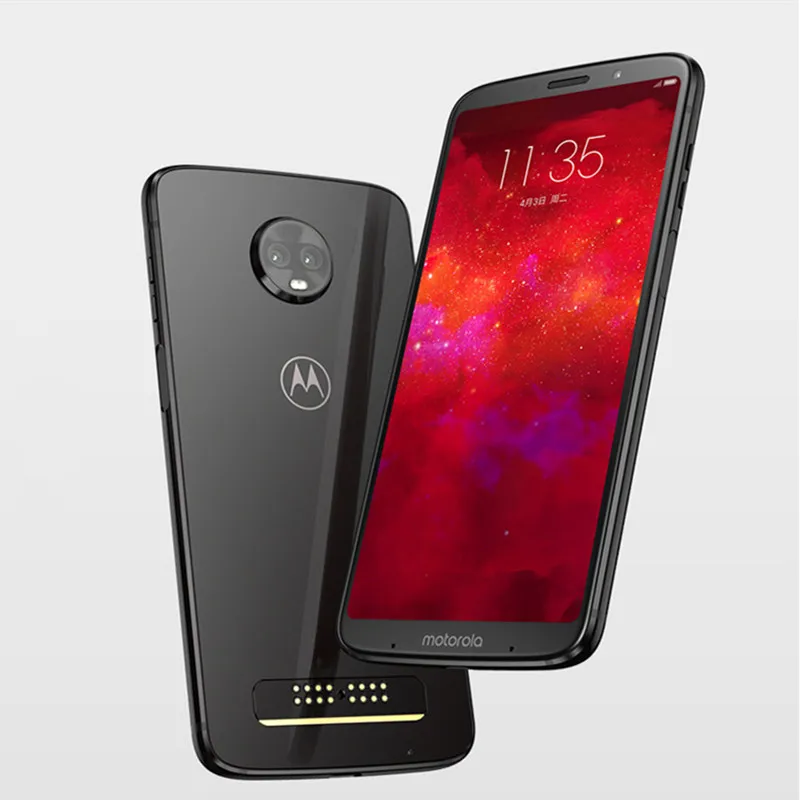 Мобильный телефон Motorola MOTO Z3 экран 6 01 дюйма Восьмиядерный процессор Snapdragon 835 ГБ 128