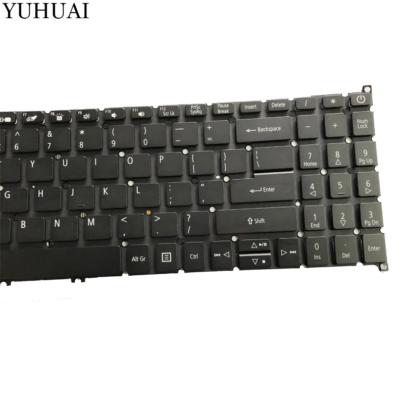 Новая клавиатура США для acer Swift 3 SF315-51 N17P4 Клавиатура для ноутбука без рамки черный