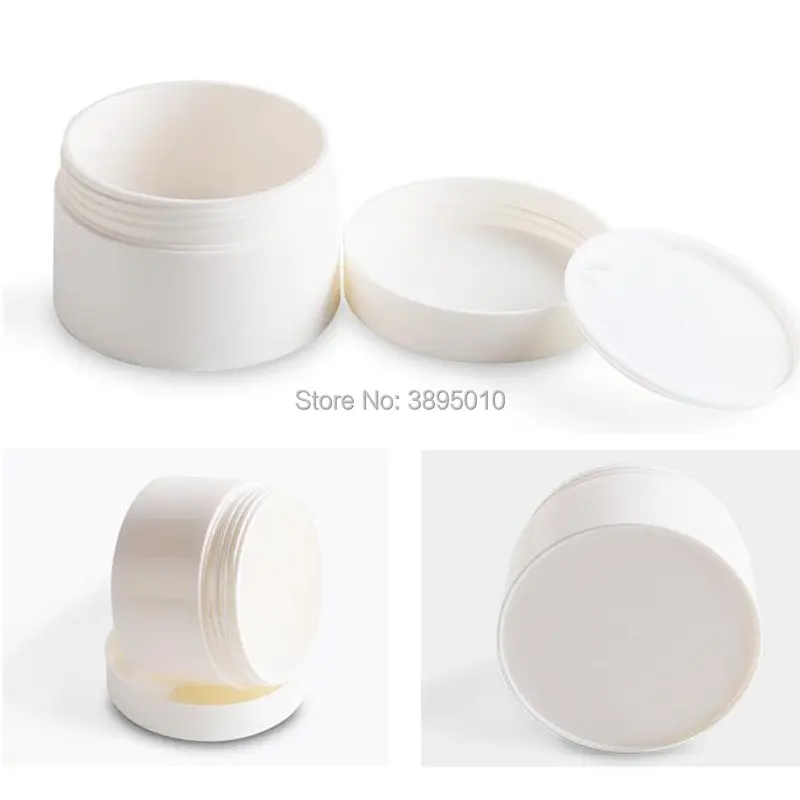 30g 50g 100g 120g Smooth White Bottle Facial Cream Jars Sample Powder Case Travel Trial Boxes Empty Cosmetic Container F387 |