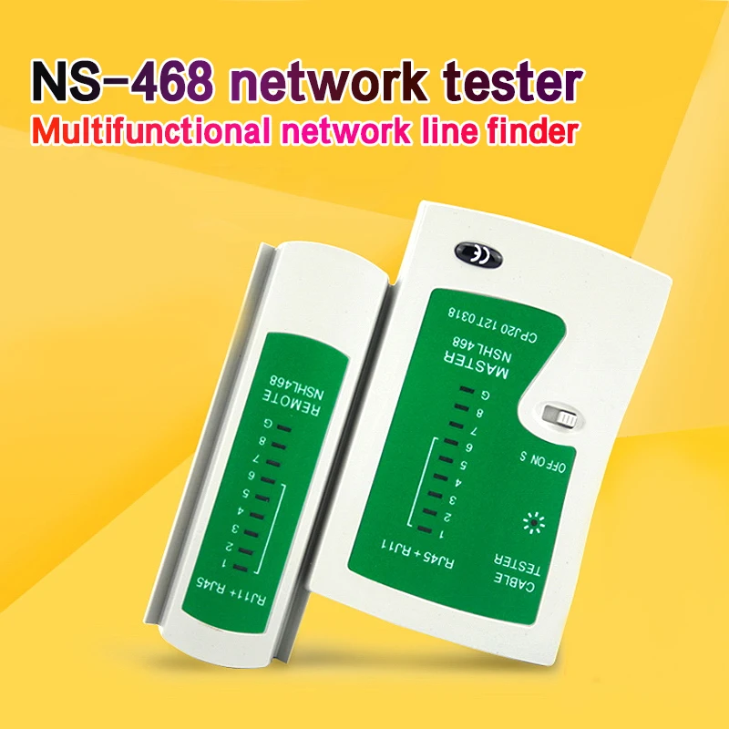 Профессиональный тестер сетевого кабеля RJ45 RJ11 RJ12 CAT5 UTP Ethernet Интернет удаленный LAN