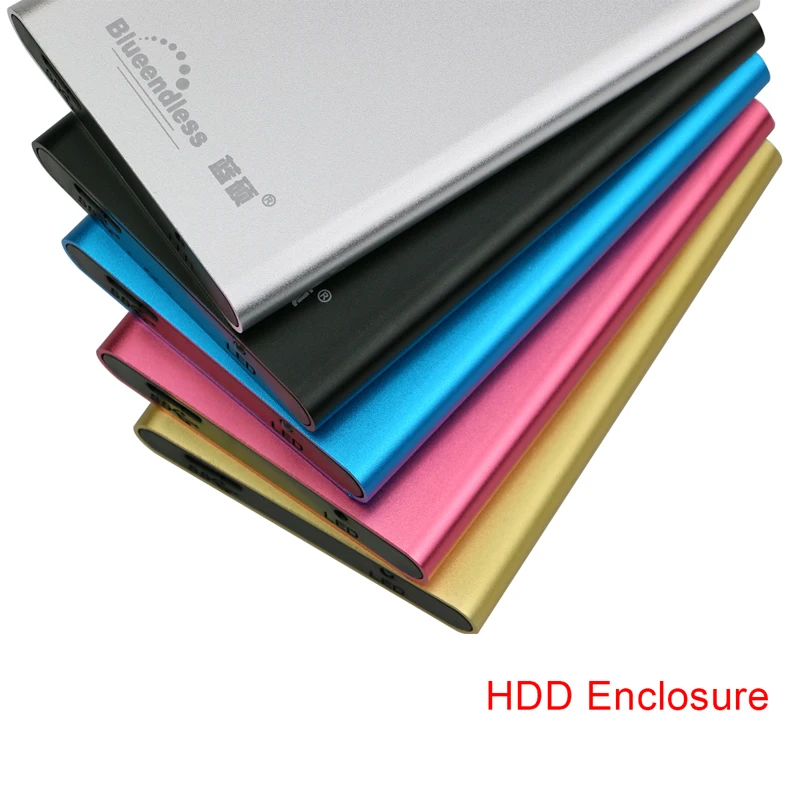 Blueendless Sata чехол Корпус для жесткого диска Алюминий внешняя коробка с USB 3 0 кабель