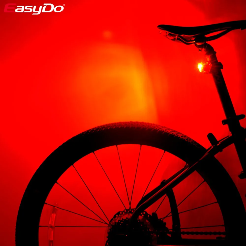 

EasyDo Bike Light Rear STVZO Cycling Tail Light MTB Road Bicycle Lamp Waterproof USB Battery Light EL-2102/2201