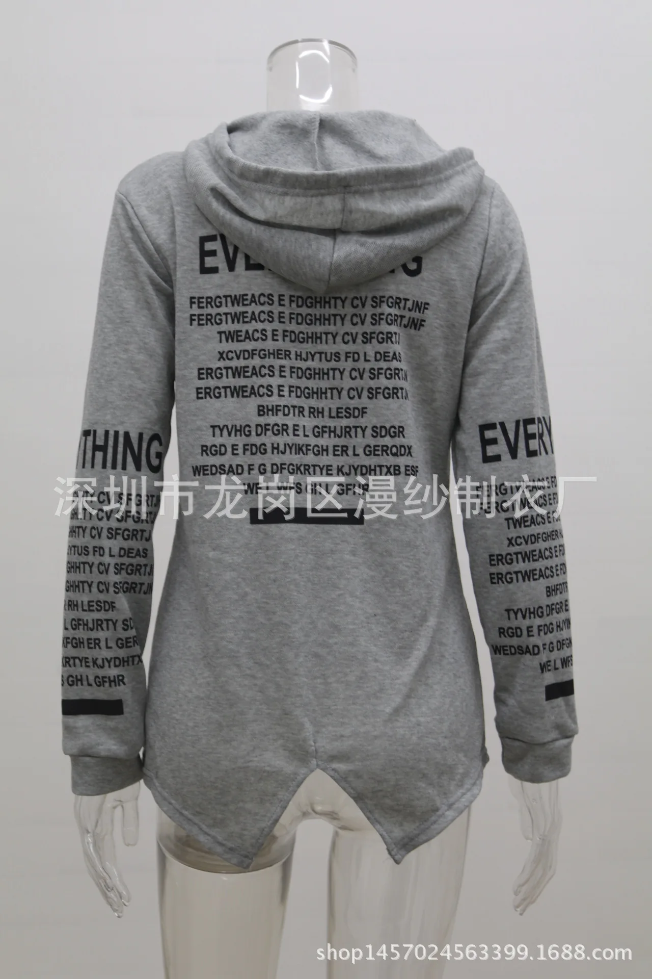 Женская толстовка с капюшоном кошачьими ушками милая буквенным принтом осенняя