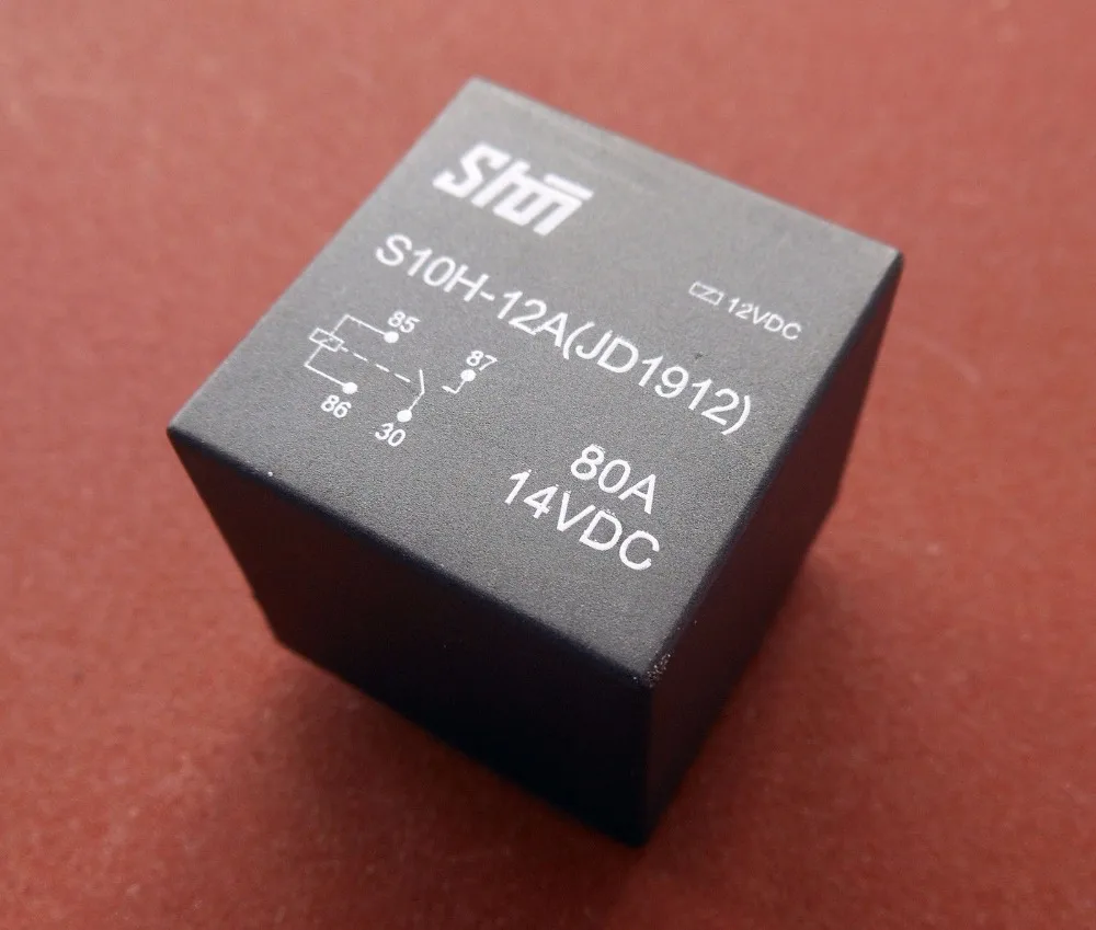 1 шт. 4-контактное автомобильное реле тип JD1912 постоянный ток 12 В 80 А режущий штифт