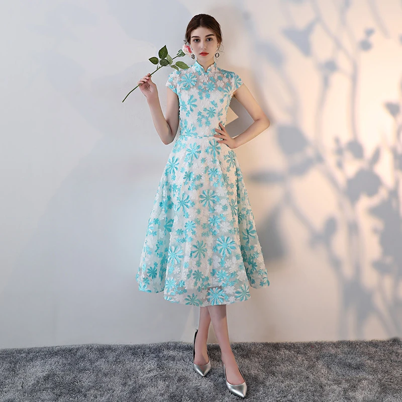 Vestido de festa 2019 короткие кружевные платья для выпускного вечера с круглым вырезом и