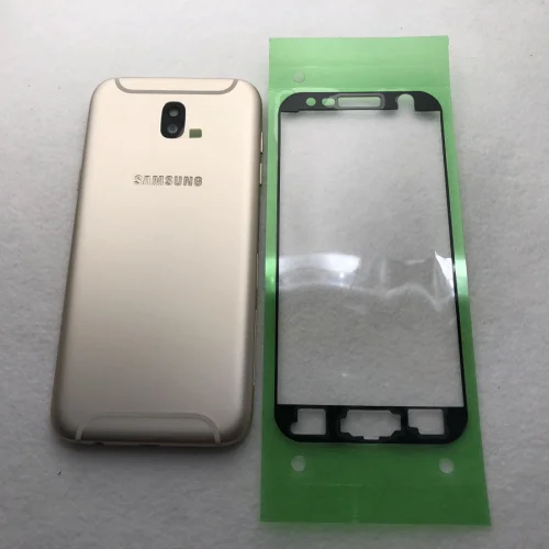 j330 Golden Для samsung Galaxy J3 j5 j7 pro корпус средняя рамка Задняя крышка батареи j330 j530 j730 с кнопками громкости питания - Цвет: j330 Golden