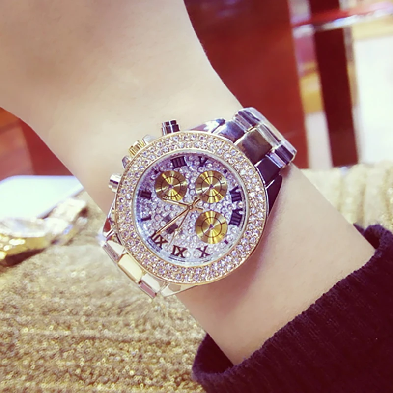 Relogio Feminino Роскошные брендовые часы с бриллиантами Montre Femme Marque De Luxe 2019 модные