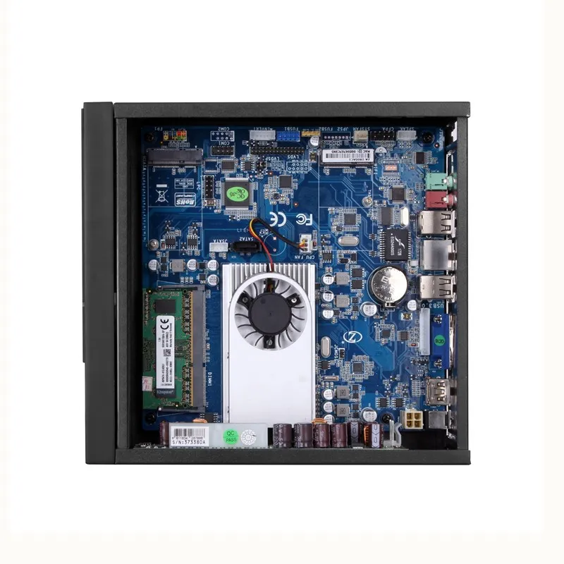 Горячая Распродажа DIY Mini itx HTPC Чехол черный стальной домашний кинотеатр