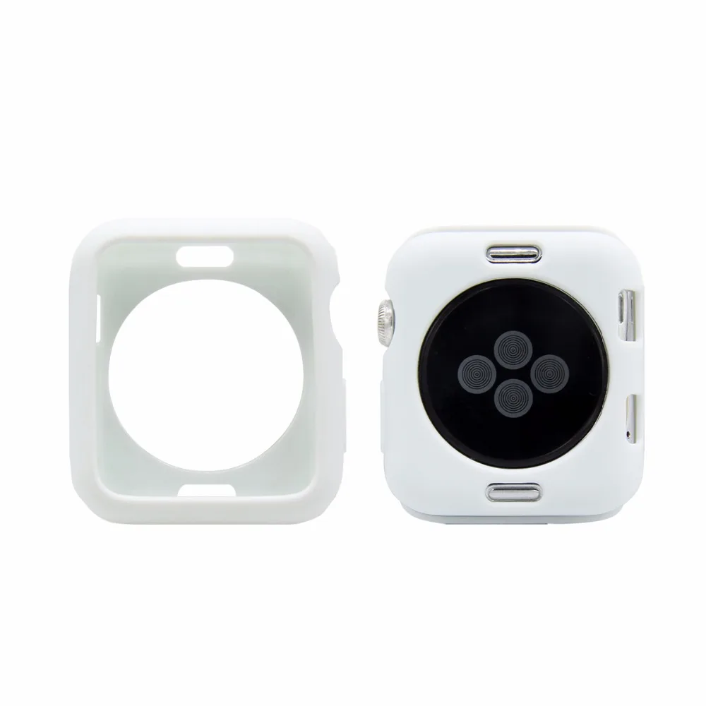 YUKIRIN мягкий силиконовый защитный чехол для часов Apple Watch 38 мм 42 мм 40 мм 44 мм чехол для браслета для iWatch Series 4 3 2 1