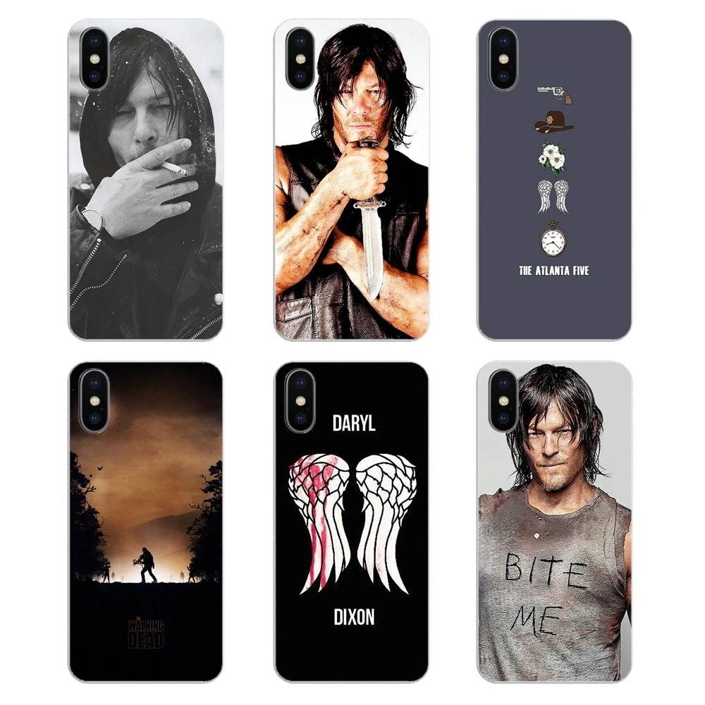 Мягкие прозрачные чехлы для LG G7 Q6 Q7 Q8 Q9 V30 X Power 2 3 OnePlus 3T 5T 6T The Walking Dead Daryl Dixon Wings Art |