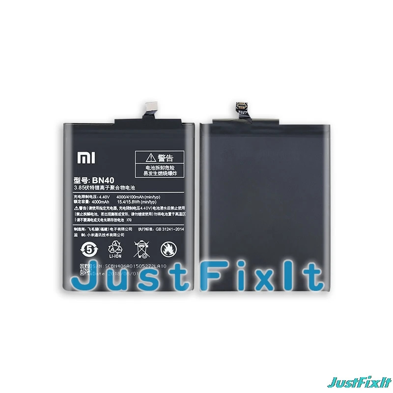 BN40 Original Replacement Battery For Xiaomi Redmi 4 Pro Prime 3G RAM 32G ROM Edition Redrice Hongmi Genuine 4100mAh | Мобильные