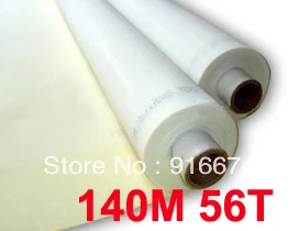 

Free shipping 5 meters 56T 140M polyester silk screen printing mesh 56T 127CM width