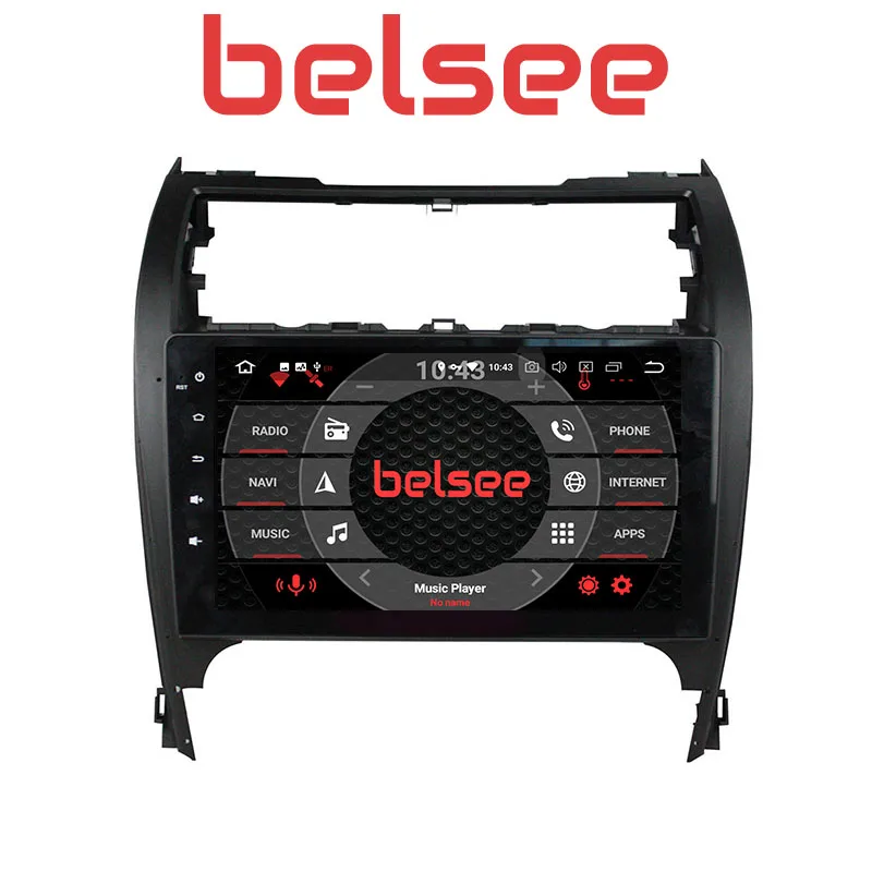 Автомагнитола Belsee для Toyota Camry стерео система на Android 10 1 с экраном 8 0 дюйма 2012 2013 2015