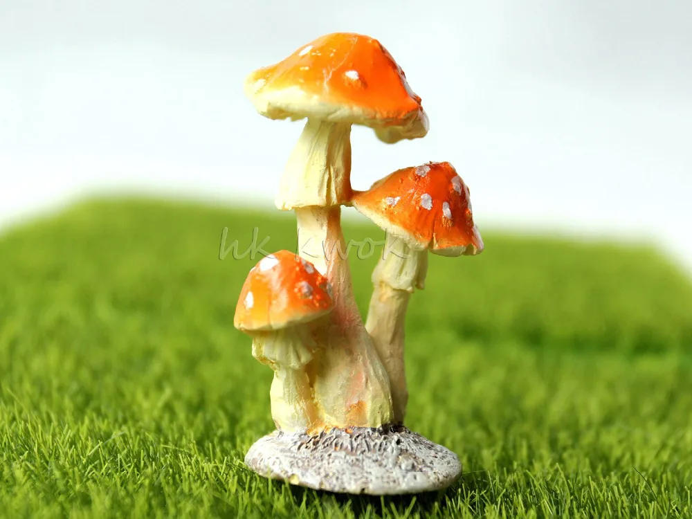 Резиновый гриб Toadstool ecoratical Dots растительные горшки волшебный сад-Террариум домашний аквариум DIY Рождественское украшение пейзаж капля