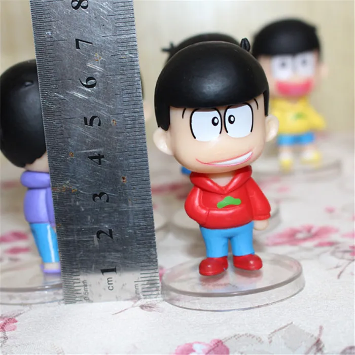 20 компл./лот Osomatsu Сан-игрушки Аниме Mr Сан Карамацу Ichimatsu цифры ПВХ куклы 6 шт./компл.