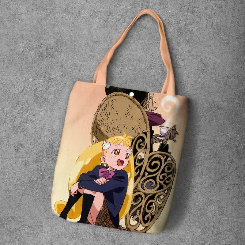 Image Color IVYYE Волшебная DoReMi модная аниме Складная парусиновая сумка для покупок повседневные сумки на плечо индивидуальные сумки-тоут для девушек Новинка - Цвет: Image Color