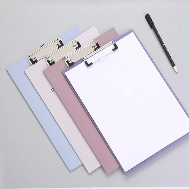 

MIRUI Coloffice Cartoon writing clipboard clip pad A4 folder writing creative patten school office stationery random color