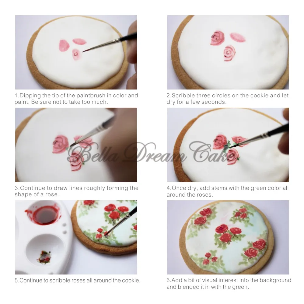 3 шт./компл. ручка для придания формы торту кисточка украшения пищи капкейков