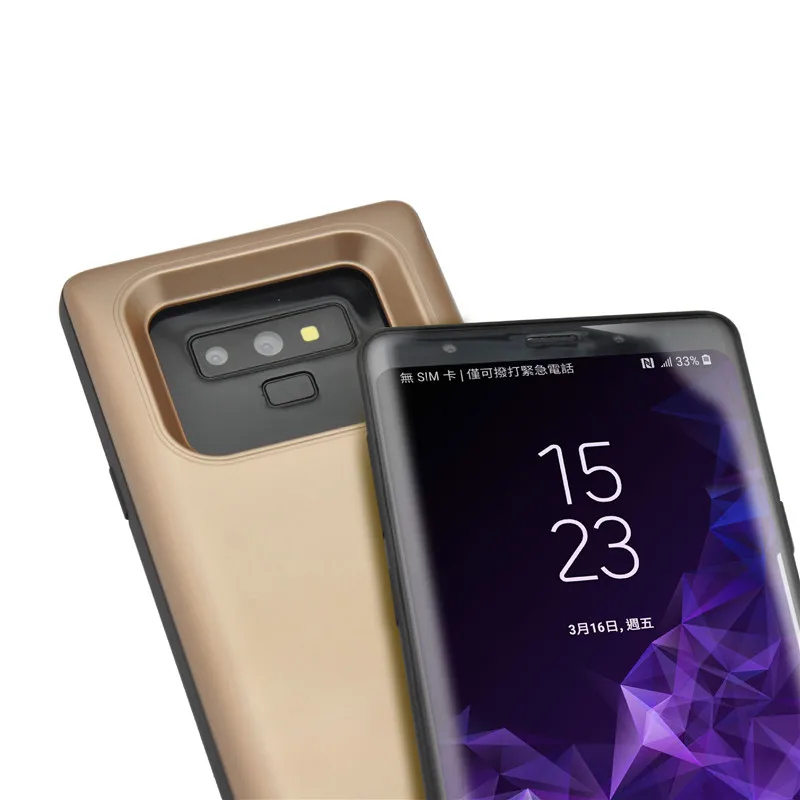 Note 9 5000 мАч Силиконовый противоударный чехол для зарядного устройства для samsung Galaxy Note 9 Внешний перезаряжаемый внешний аккумулятор