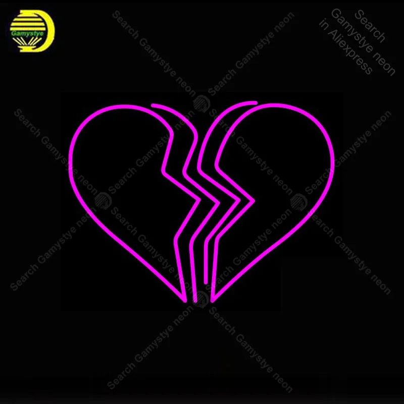 Неоновая вывеска для организаций и магазинов Blog сердце Decoracion Экспресс-неоновый