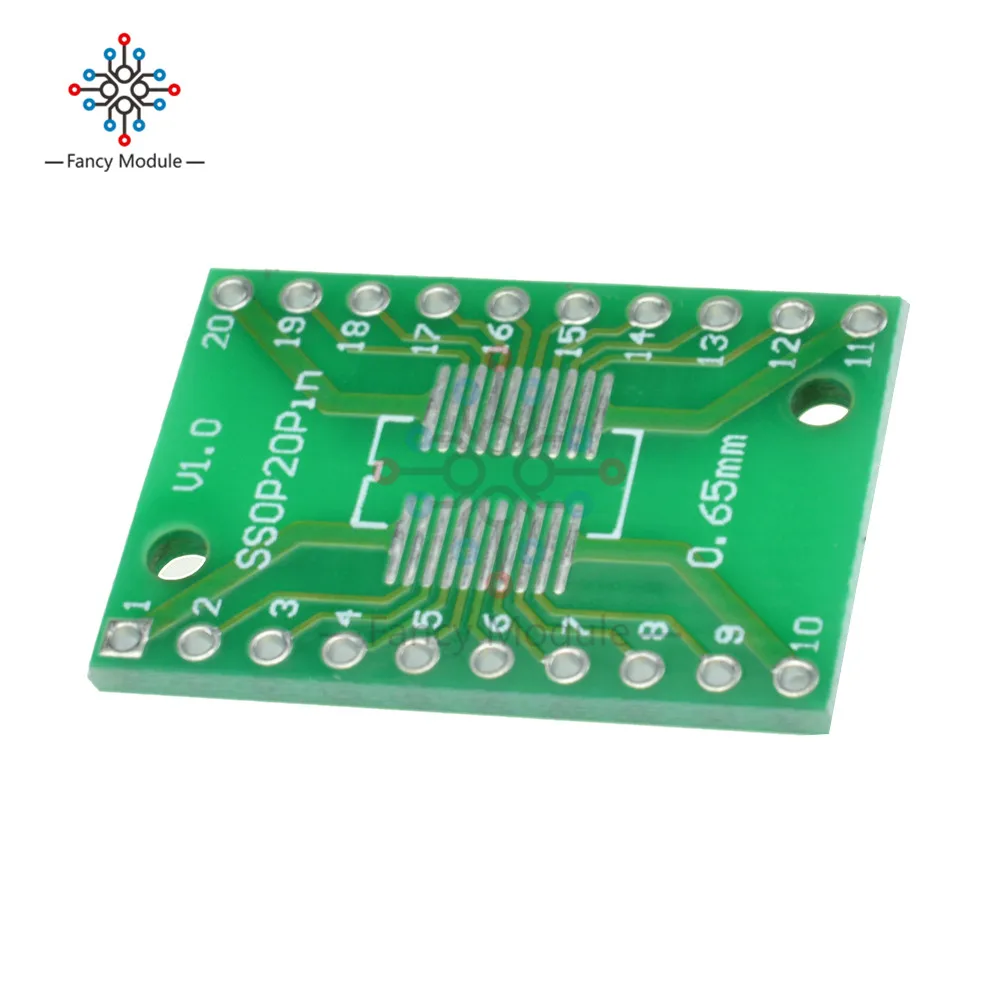 10 шт. SOP20 SSOP20 TSSOP20 To DIP20 шаг 0 65/1 27 мм IC адаптер PCB плата|pitch|pitch adapter |