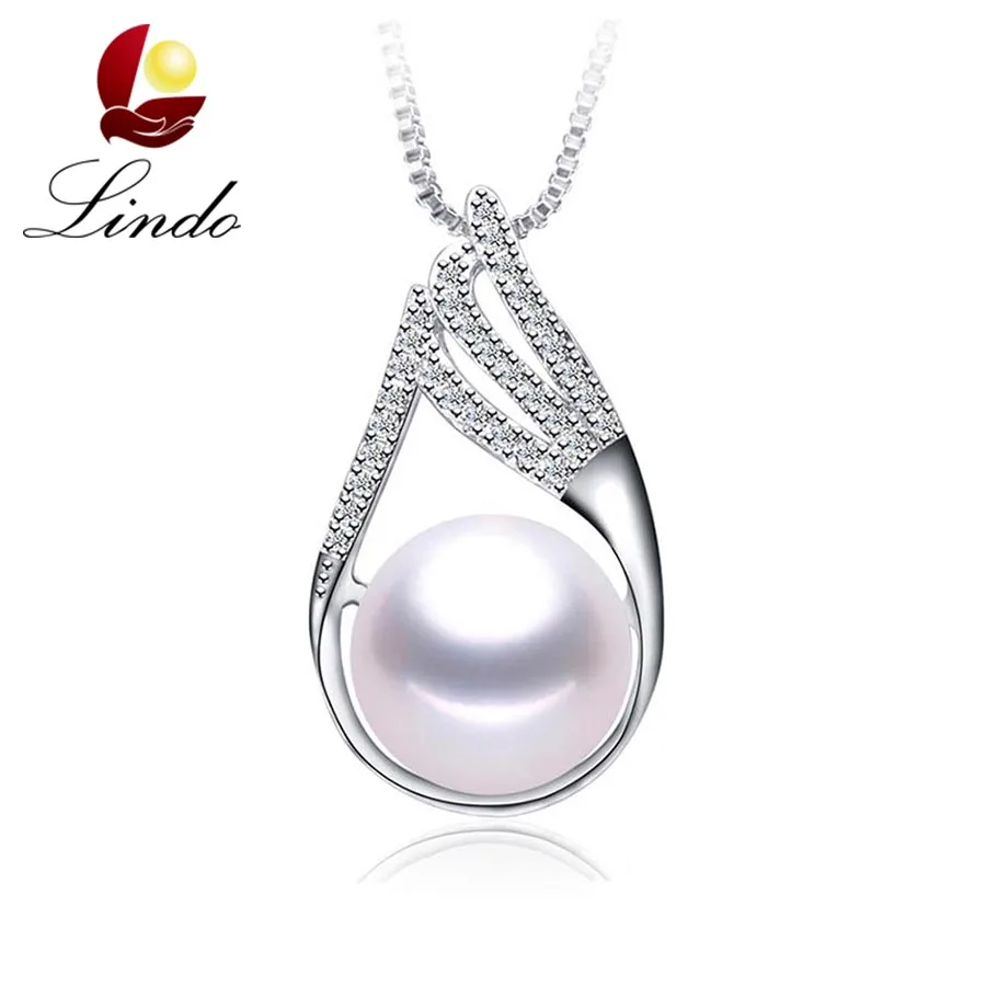 Lindo High Luster Большая подвеска из натурального пресноводного жемчуга Женская Модная
