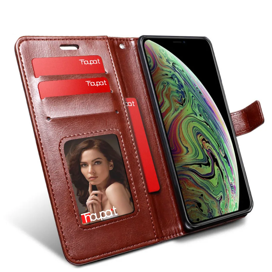 Кожаный чехол для iphone XS Max XR ретро фоторамка держатель карт флип телефона Apple X