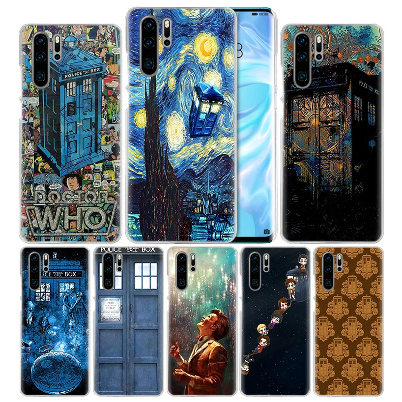 Чехол для телефона Doctor Who van gogh для huawei P20 P30 P Smart Nova 4 3i P10 P9 P8 mate 10 20 lite Pro Mini