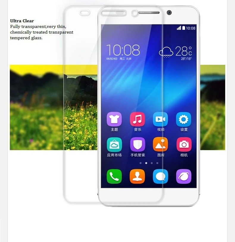 0 29 мм 9H Закаленное стекло протектор экрана для Huawei Ascend Mate2 G615 G6 G610 G620 G630 G730 G750 P7 P8