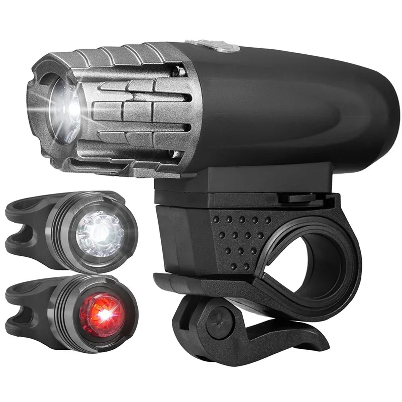 Высокое качество 5 Led велосипедный передний головной свет + задний фонарь набор