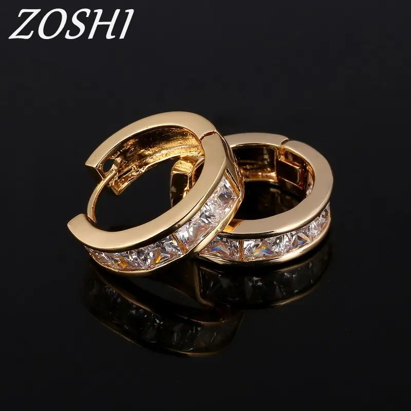 Модные серьги гвоздики маленького размера элегантные вечерние для женщин