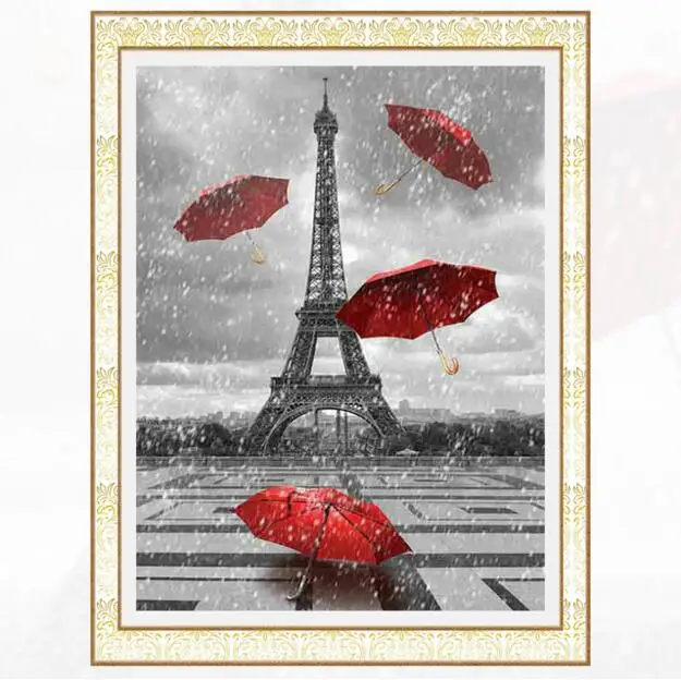 Алмазная вышивка Эйфелева башня алмазная живопись город 5d Париж|diamond painting paris|5d