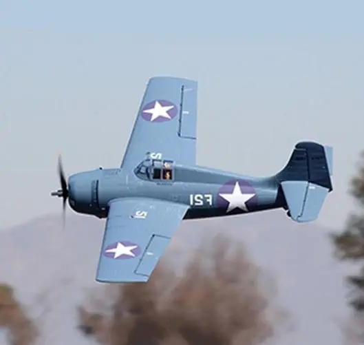 

Large fixed wing glider F4F wild cat fighter machine Brushless 6 channel 2.4G remote control aircraft