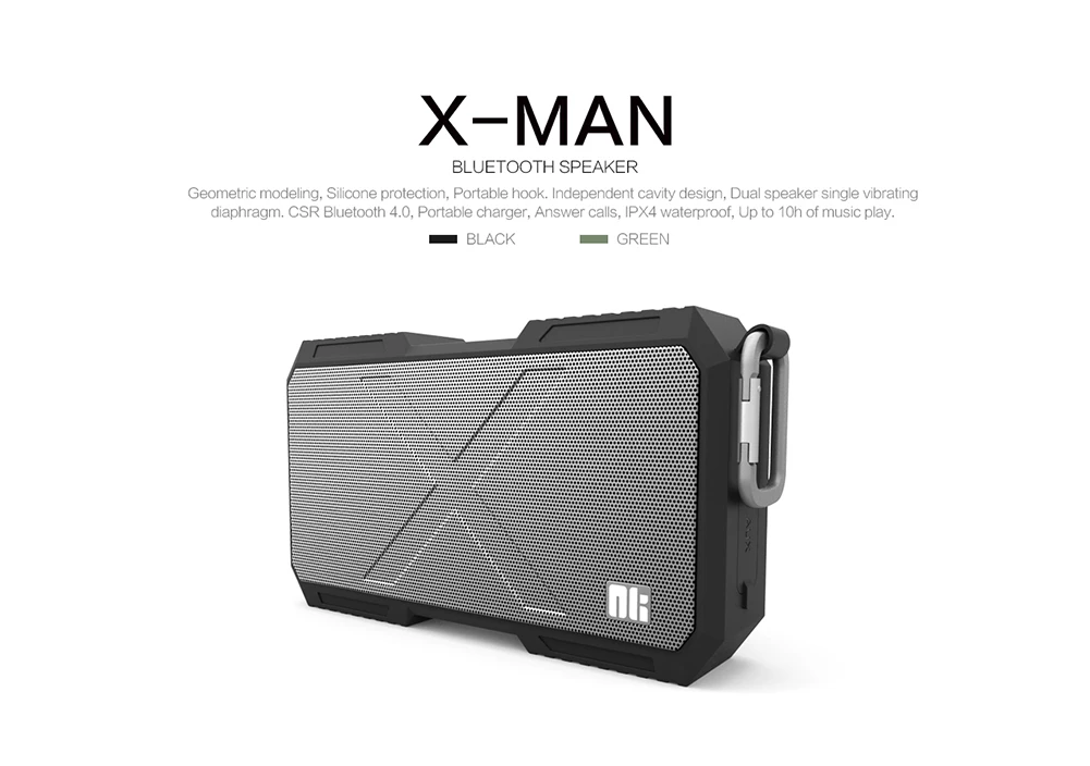 Nillkin беспроводной Bluetooth динамик power bank Водонепроницаемый Бокс музыкальный динамик для iPhone Xiaomi samsung huawei