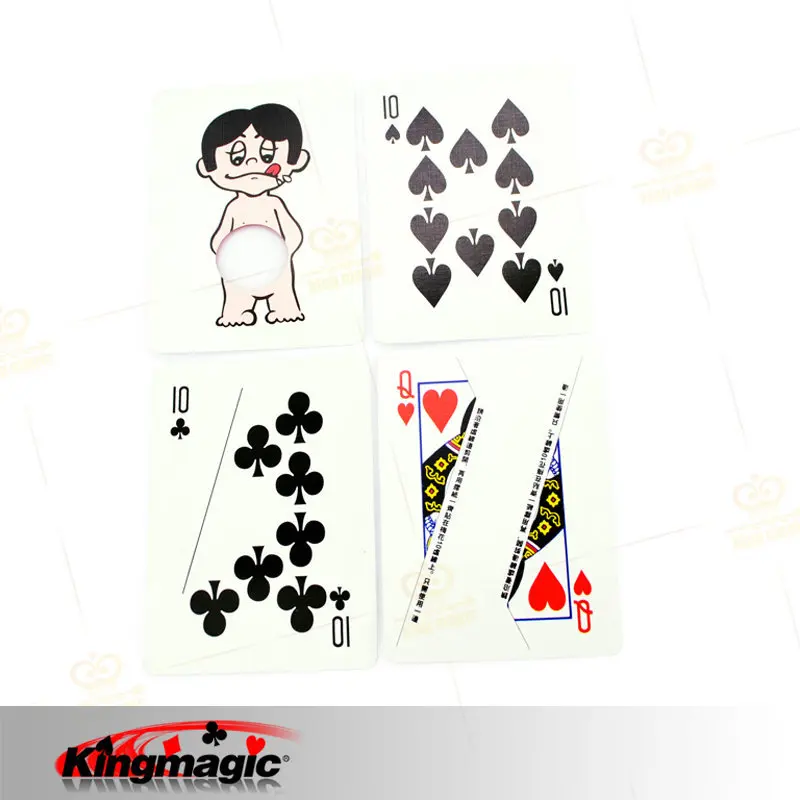 Карта для забавного мальчика волшебный трюк король Волшебные Детские забавные