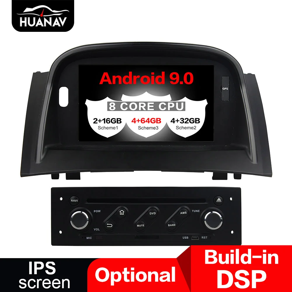 Автомобильный DVD плеер DSP с GPS навигацией для Renault Megane 2 Fluence 2002 2008 DIN радио