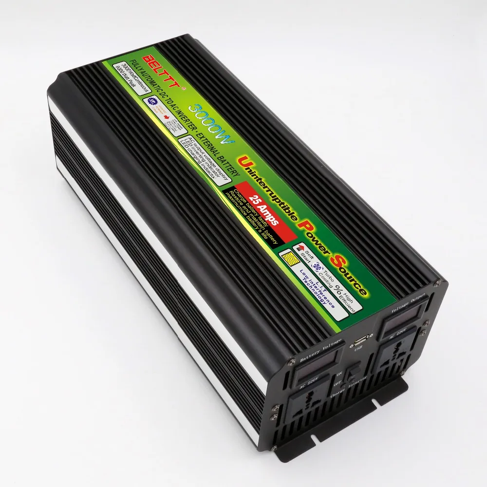 Инвертор с автоматическим переключателем DC 12 В AC 3000 в 6000 Вт|ups 3000w|ups switchups battery |