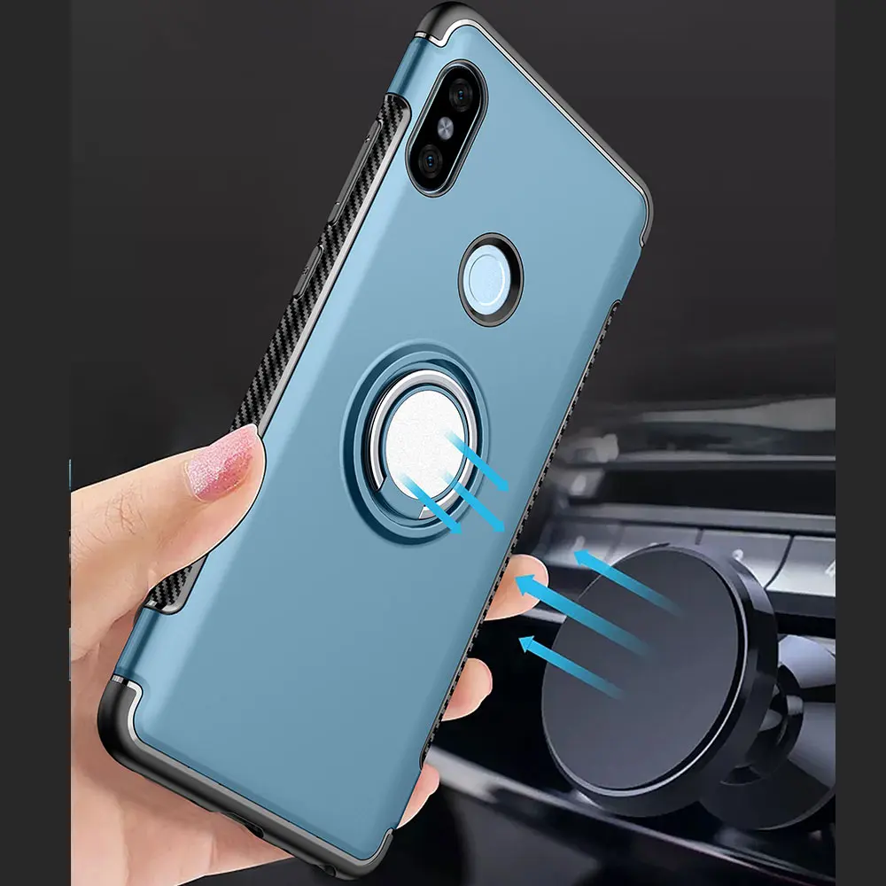 Чехол с кольцом подставкой для Xiaomi Redmi note 5 6 Pro 6A S2 Plus 5A Mi A2 lite 8 Lite SE max 3 магнитный в