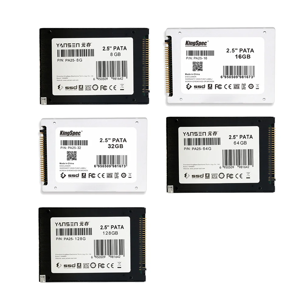 Kingspec 2," 44PIN PATA IDE SSD 8 ГБ 16 ГБ 32 ГБ 64 ГБ 128 ГБ твердотельный диск флэш-накопитель компьютер SSD жесткий диск ноутбуки
