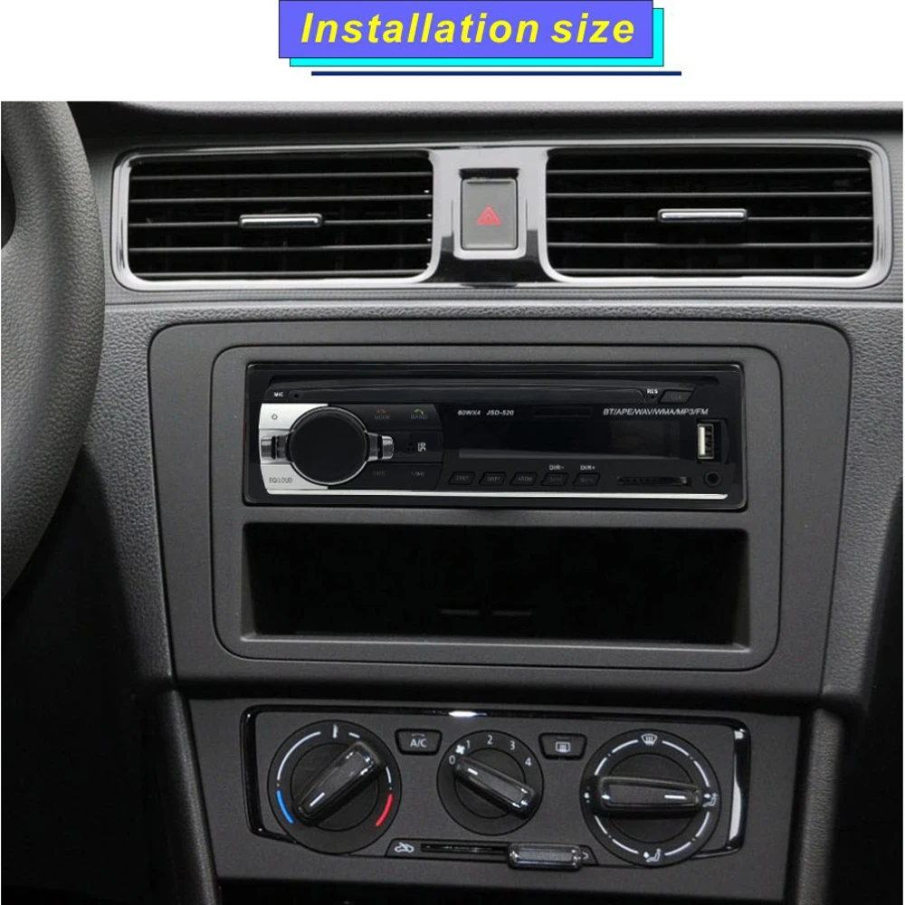Автомагнитола 1 Din стерео система с поддержкой Bluetooth SD MP3 плеером для