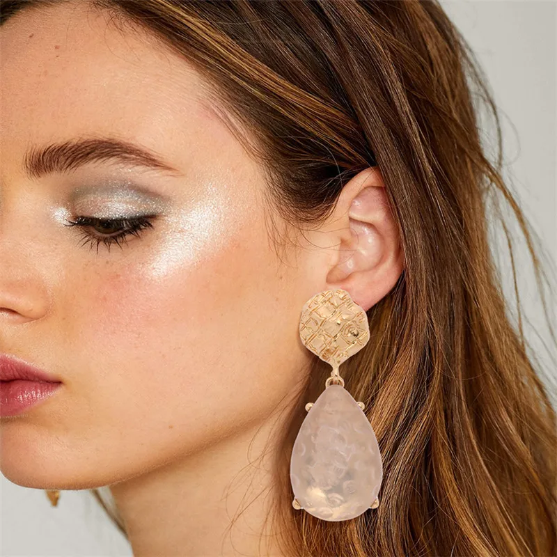 Женские серьги с кристаллами большие подвеской 2019|Серьги-подвески| |