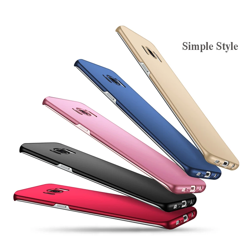 For Samsung Galaxy S7 edge Case for S8 Plus Cover Note 8 Phone Shell All Model JCDA Brand Matte Hard PC Fashion Men Women |